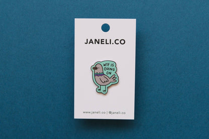 JaneLi.Co - WTF Pigeon Pin - Dear John