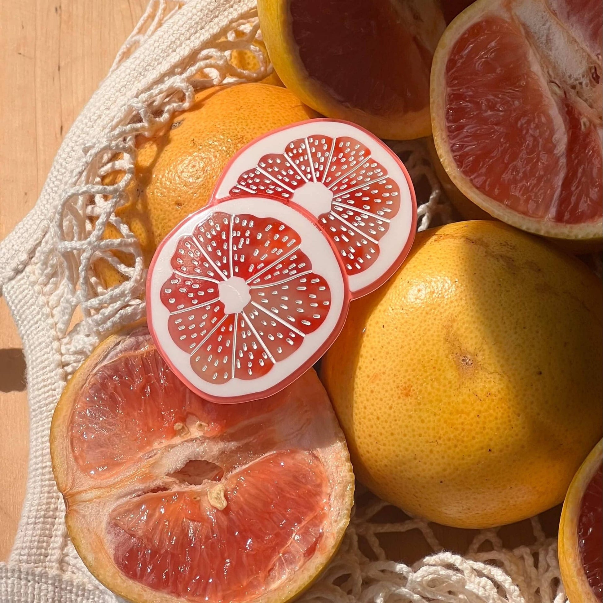 Jenny Lemons - Grapefruit French Barrette - Dear John