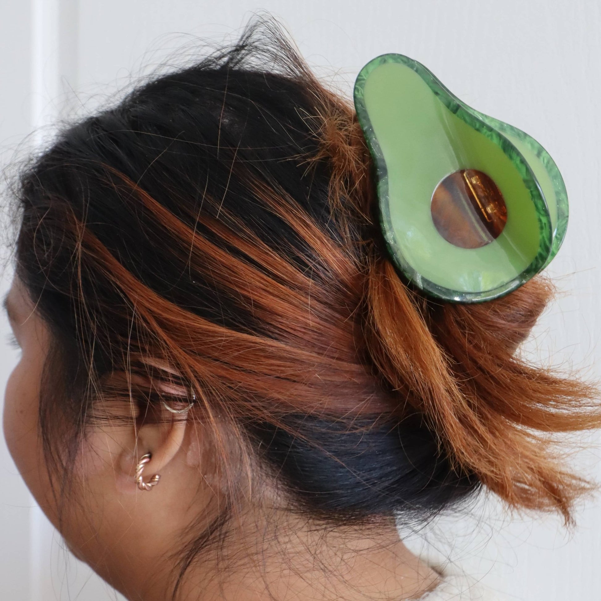 Jenny Lemons - Large Avocado Hair Claw Clip - Dear John
