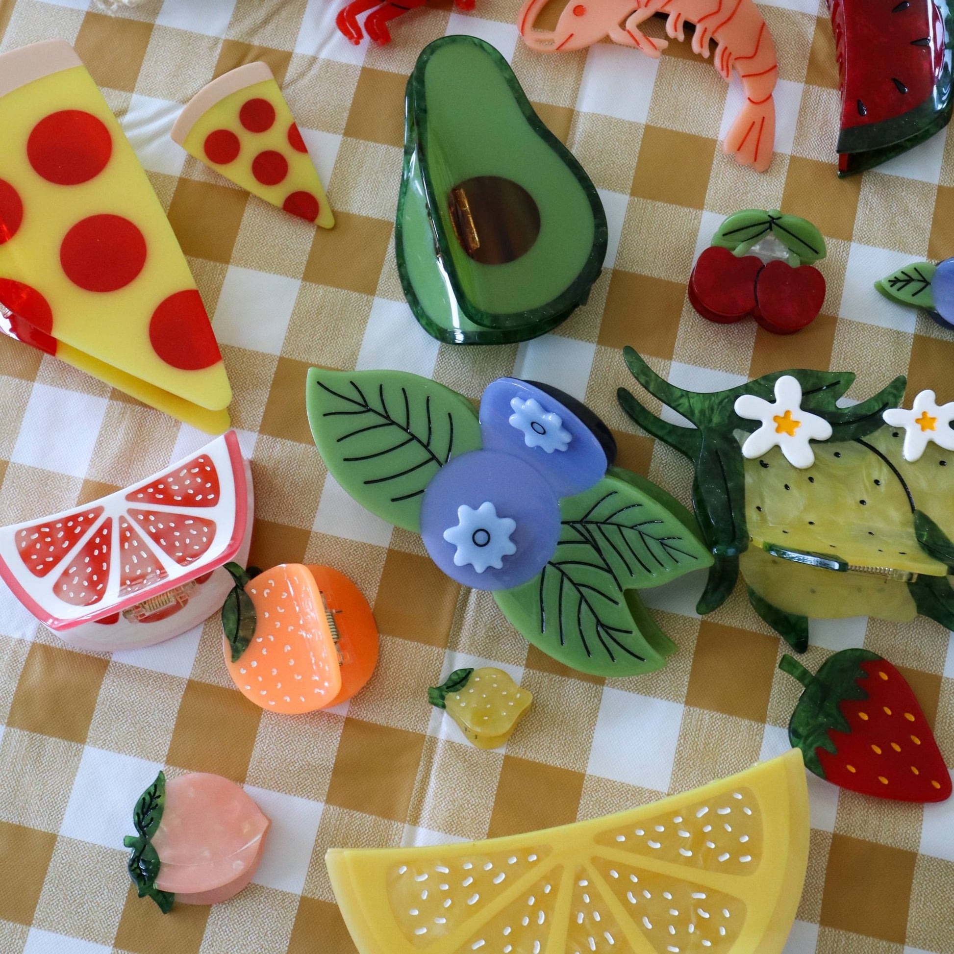 Jenny Lemons - Mini Peach Hair Claw Clip - Dear John