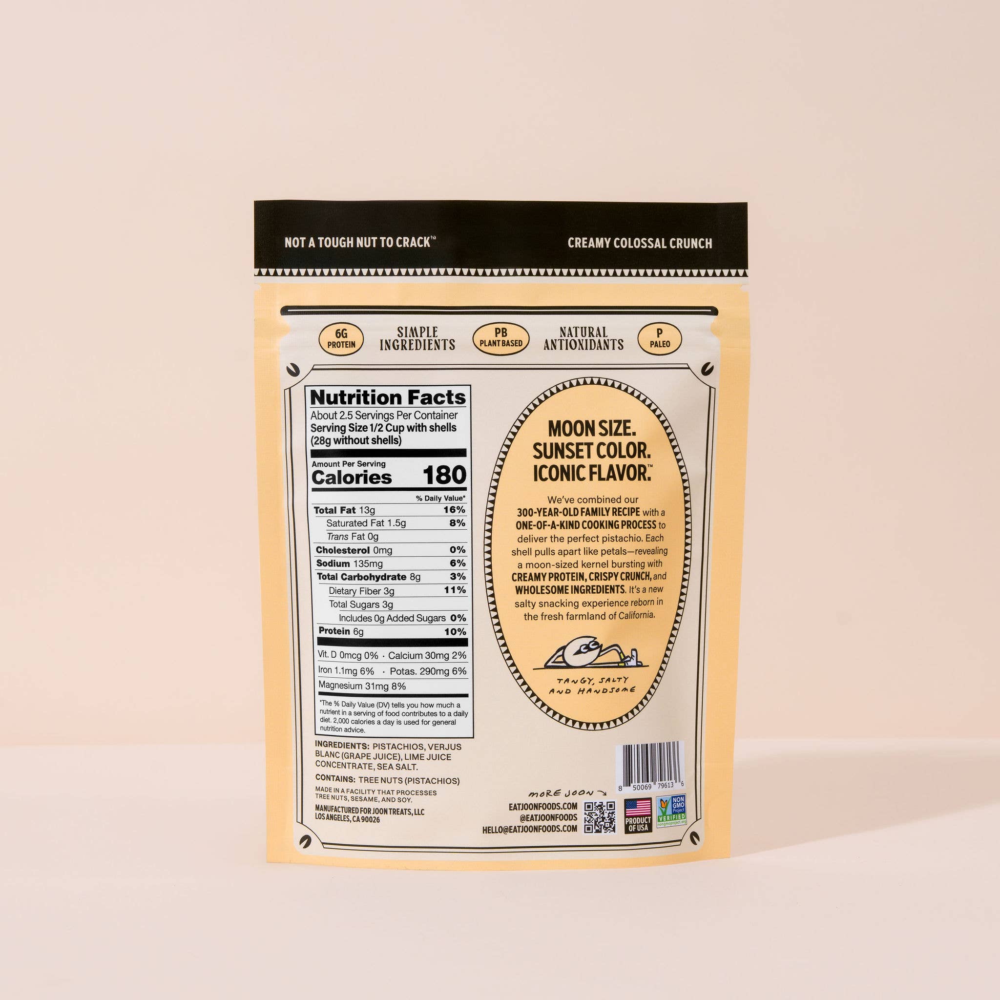 Joon’s Pistachios — Classic (Heritage Recipe, Colossal Crunch) - Dear John