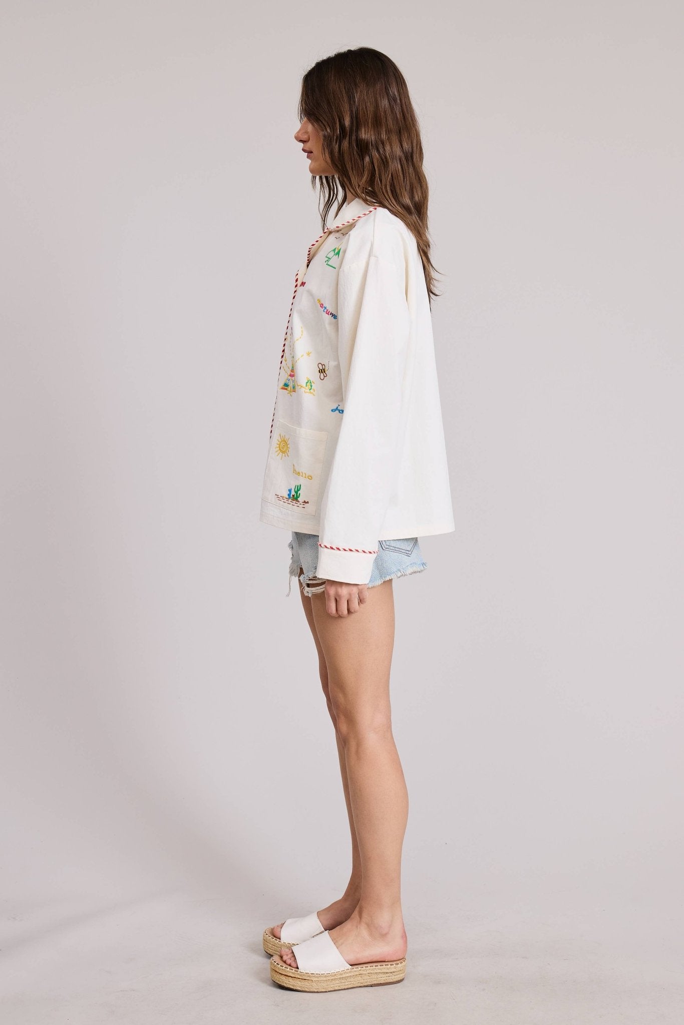 Joshua Embroidered Lightweight Jacket - Dear John