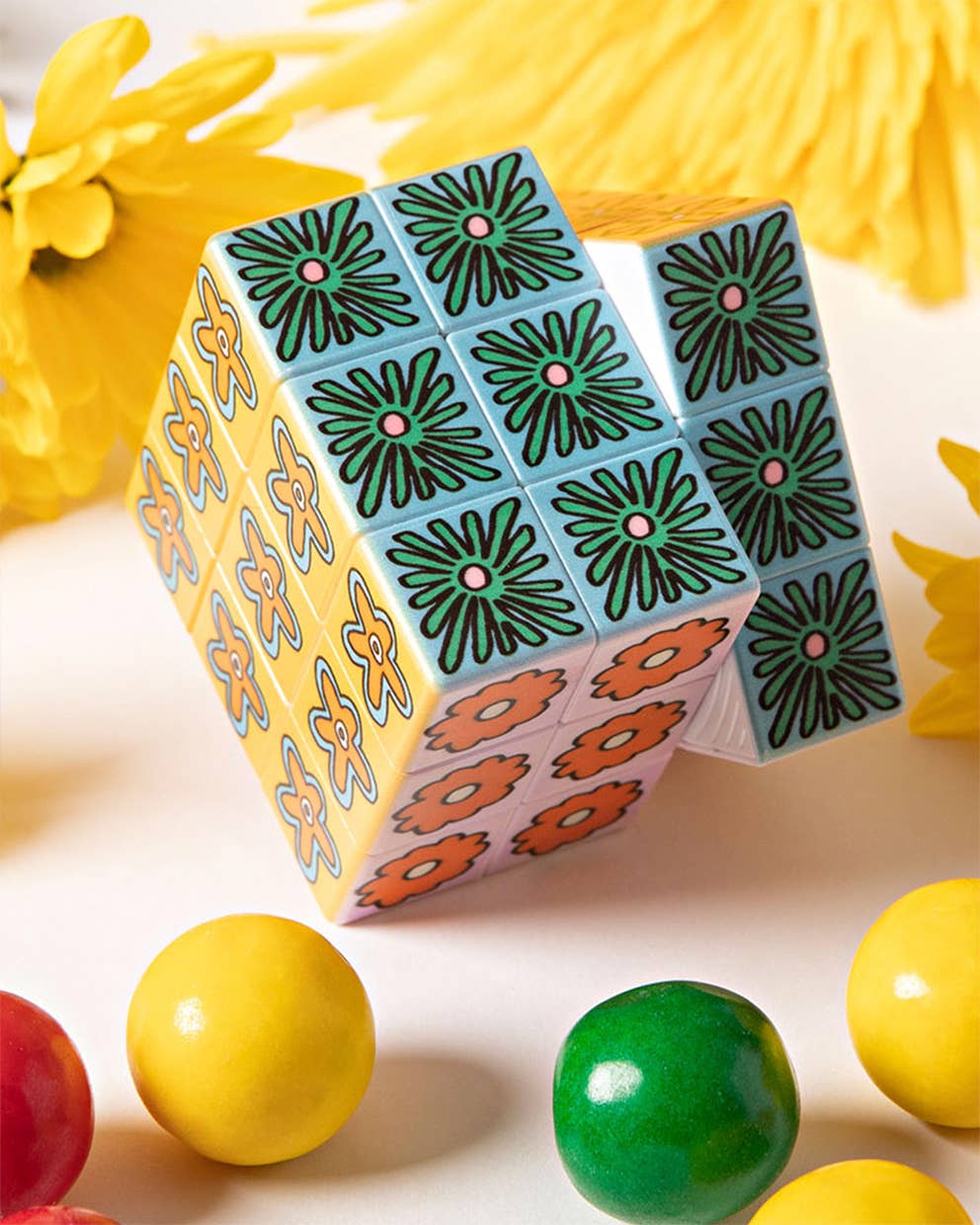 Journey of Something USA - Art Cube – Flower Pop Artistic Puzzle Game - Dear John