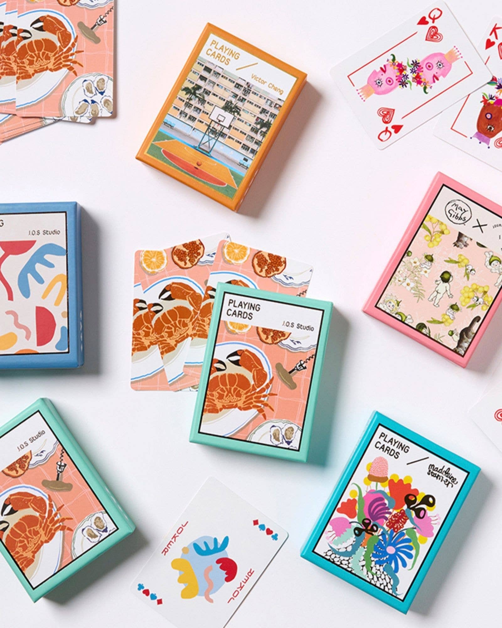 Journey of Something USA - Playing Cards - Mediterranean Summer - Artist Designed - Dear John