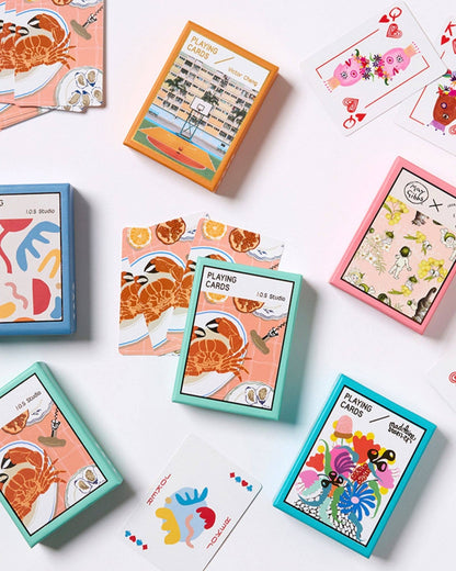 Journey of Something USA - Playing Cards - Mediterranean Summer - Artist Designed - Dear John