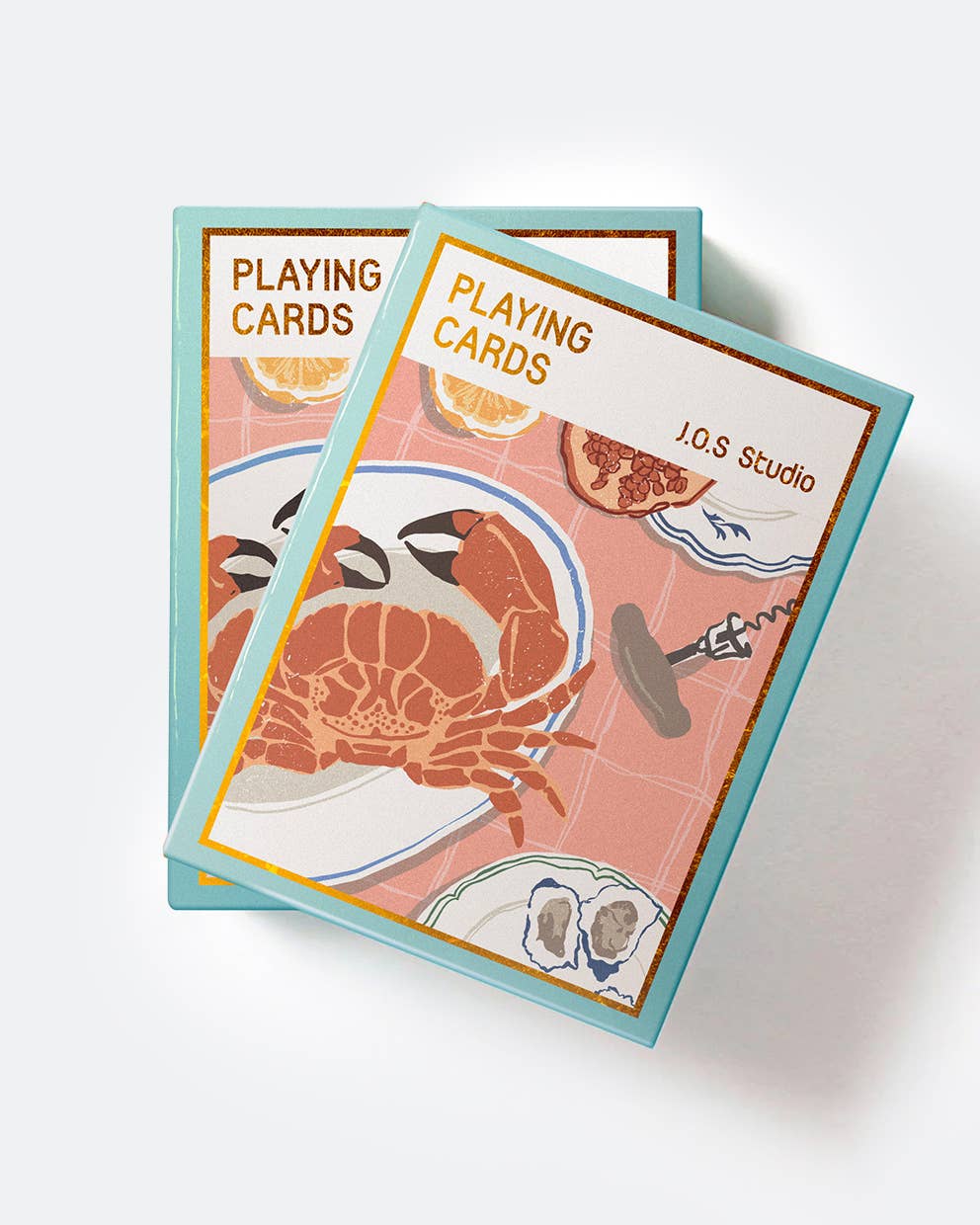 Journey of Something USA - Playing Cards - Mediterranean Summer - Artist Designed - Dear John