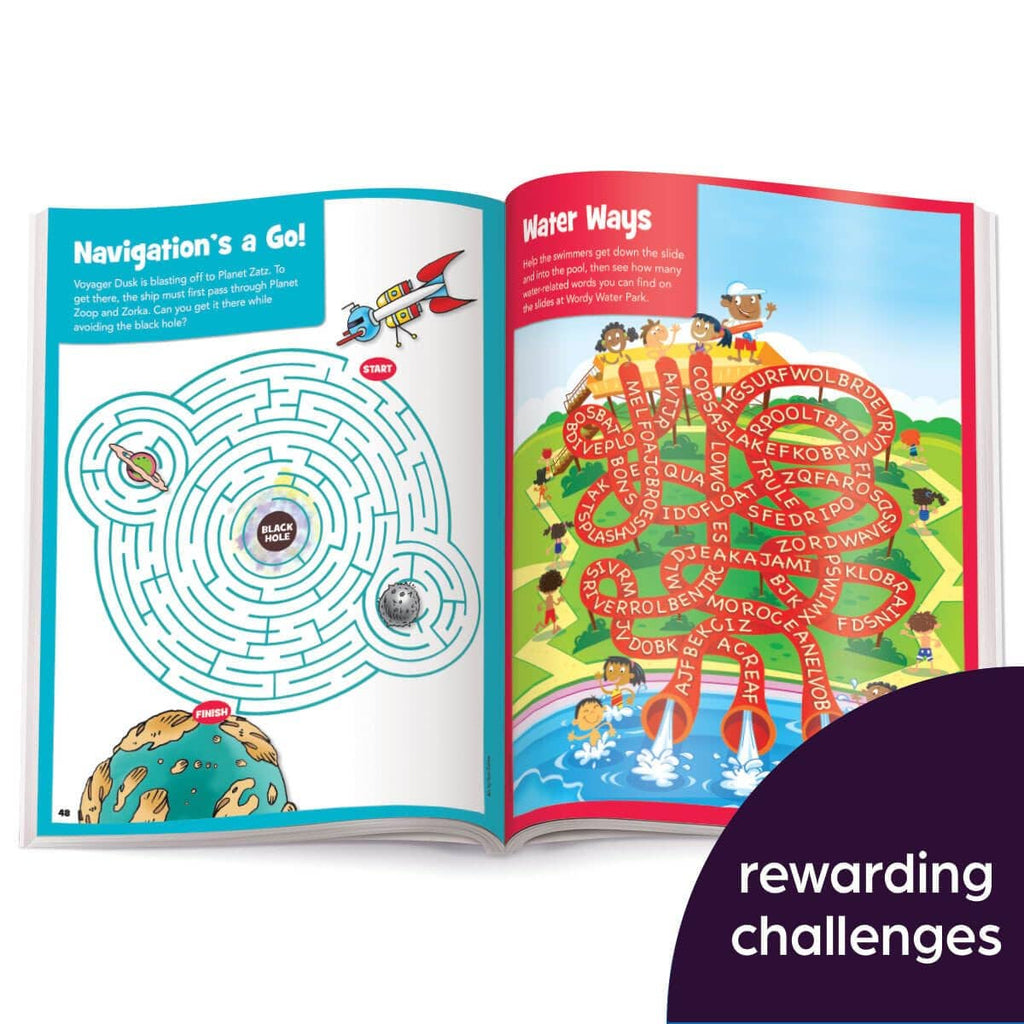 Jumbo Mazes for Kids — 175+ Puzzles (Ages 6–9) • 256 Pages - Dear John