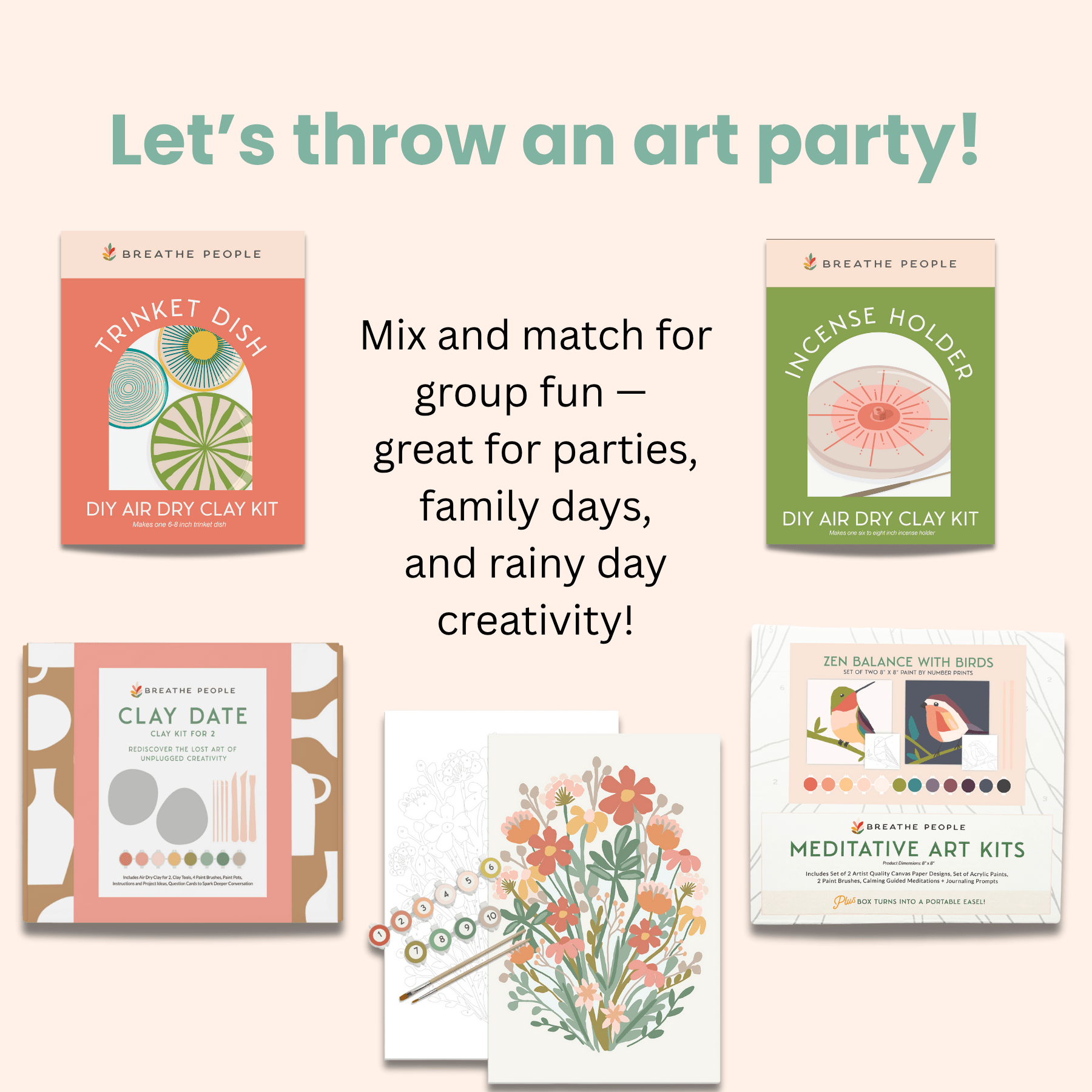 Kids DIY Clay Kit — Make & Paint Your Own Trinket Dishes - Dear John