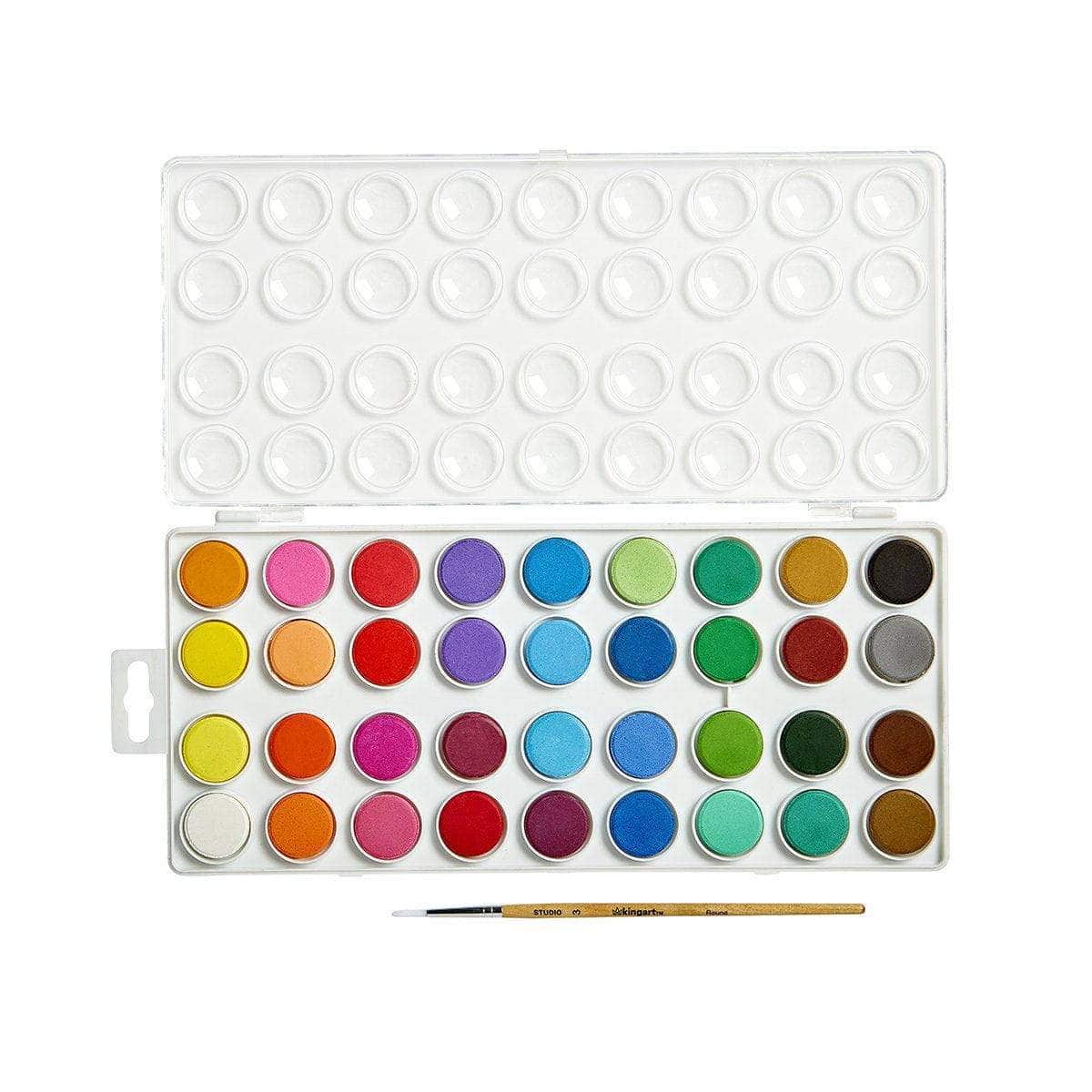 KINGART - Watercolor Pan Set, 36 Colors - Dear John