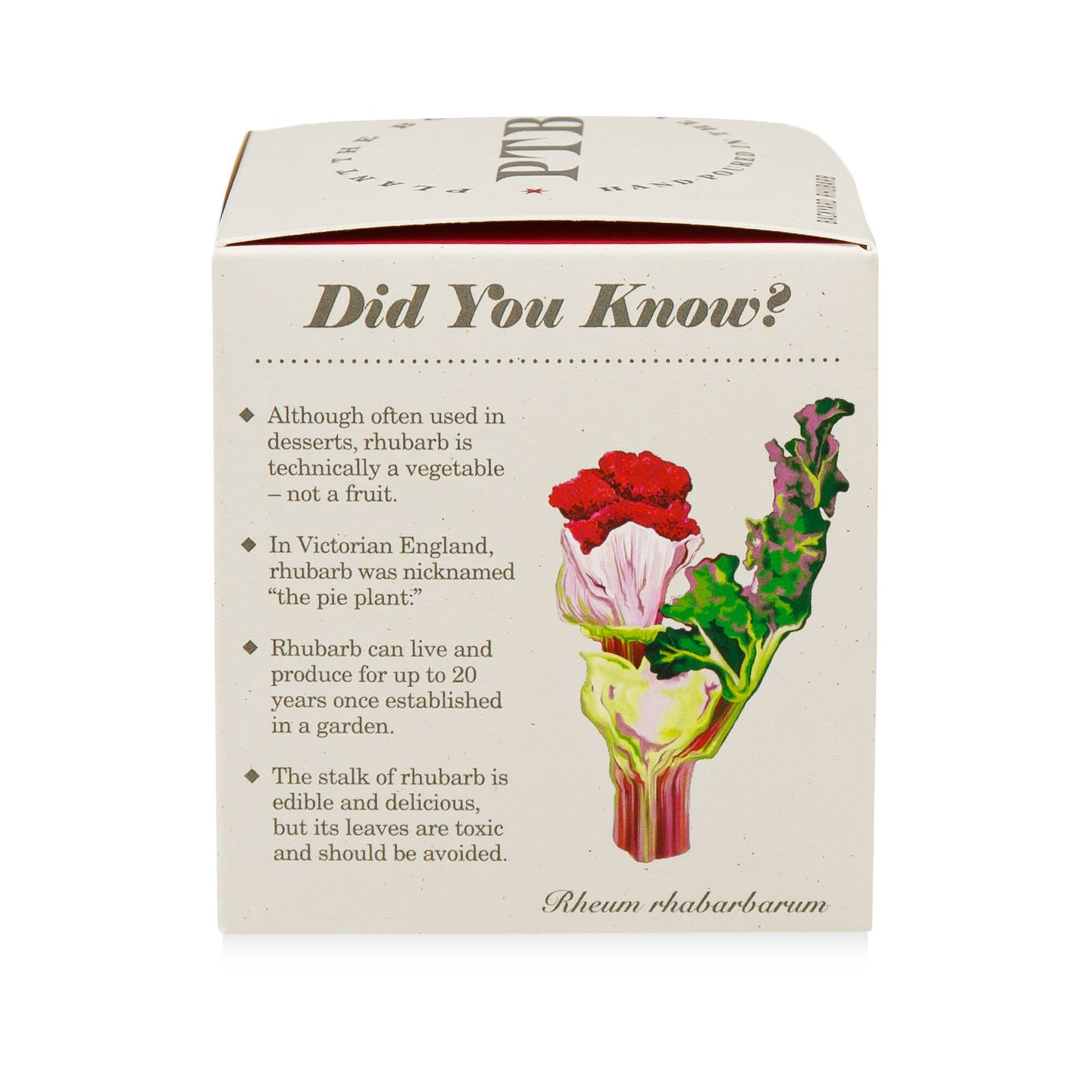KOBO - Backyard Rhubarb - Plant the Box Candle - 9oz. - Dear John