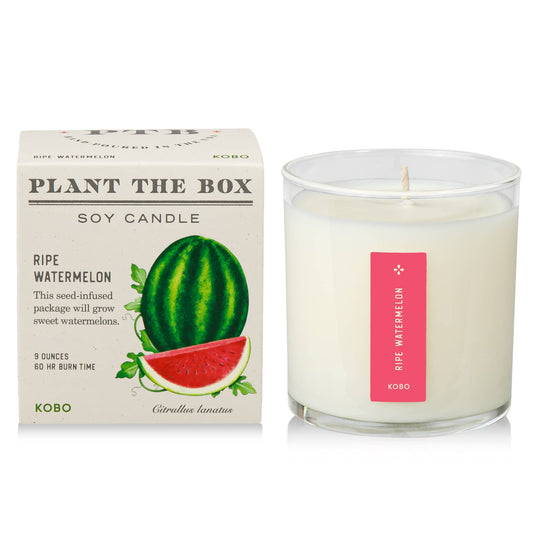 KOBO - Ripe Watermelon - Plant the Box Candle - 9oz. - Dear John