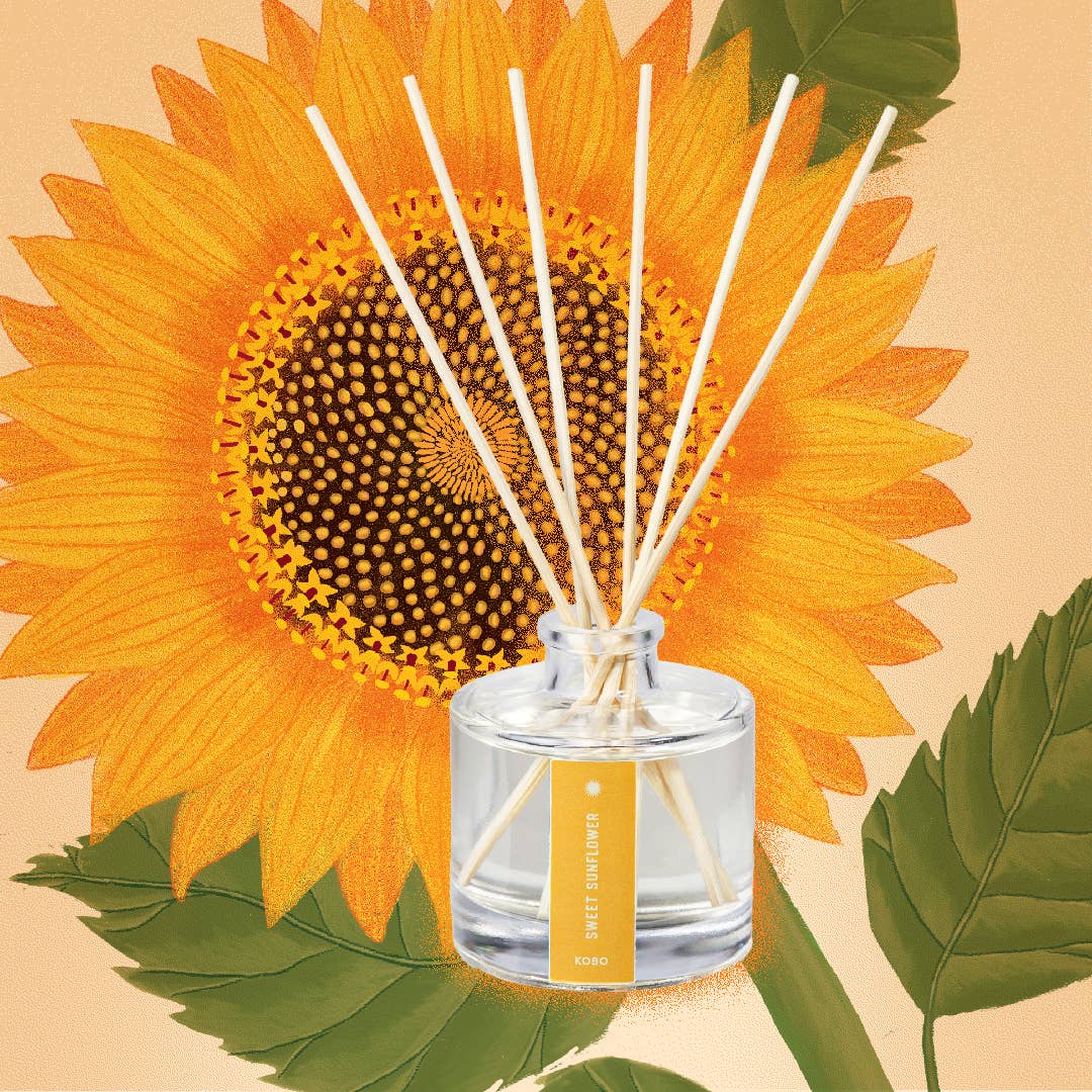 KOBO - Sweet Sunflower - Plant the Box Diffuser - 4oz - Dear John