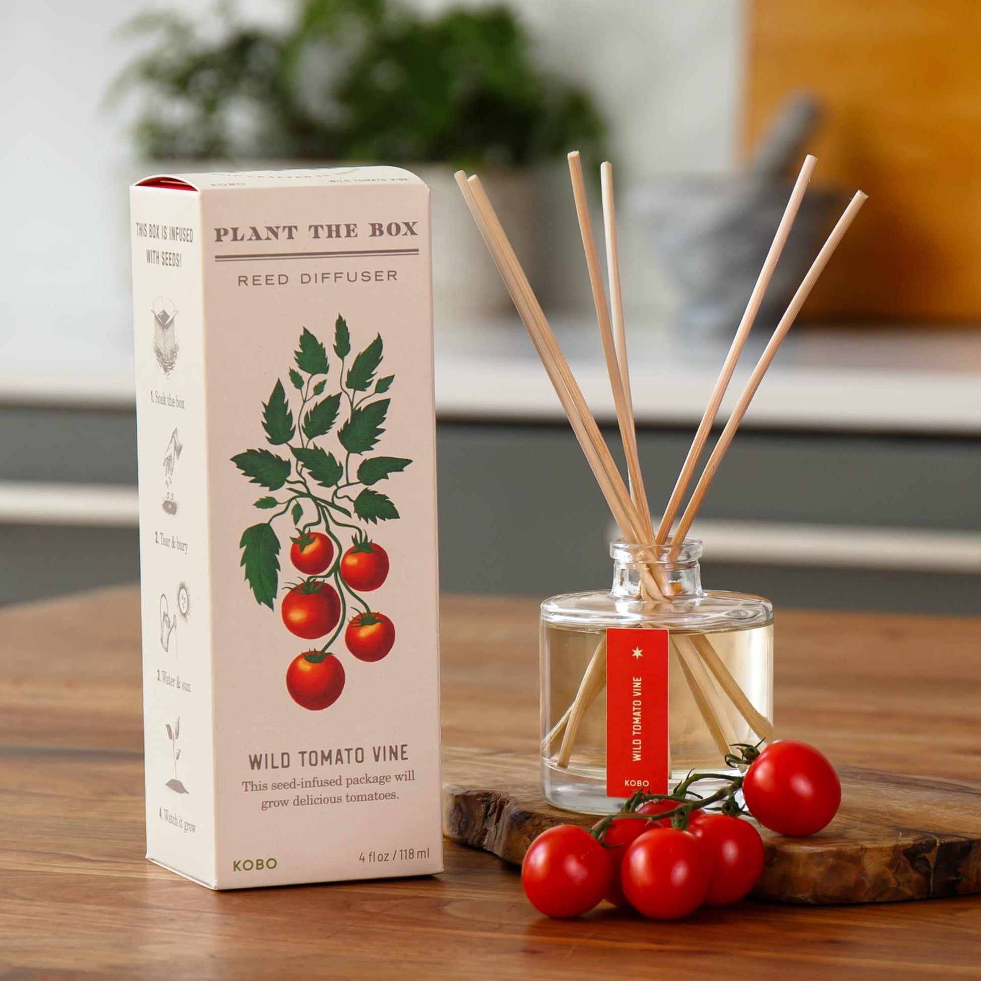 KOBO - Wild Tomato Vine - Plant the Box Diffuser - 4oz - Dear John