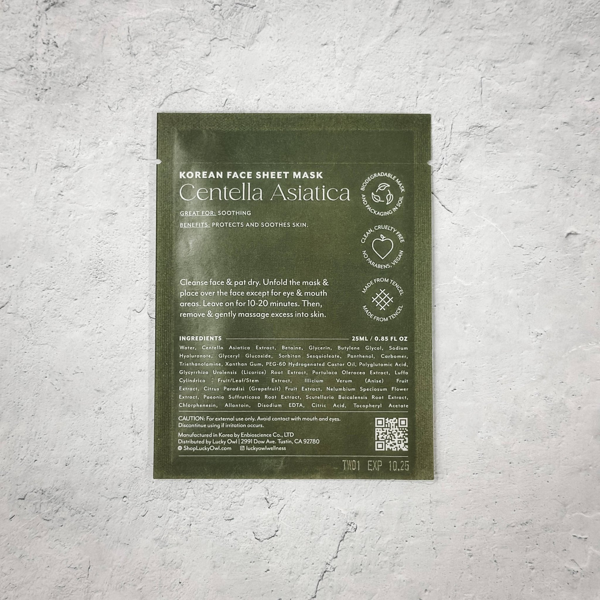 Korean Sheet Mask — Take a Deep Breath - Dear John