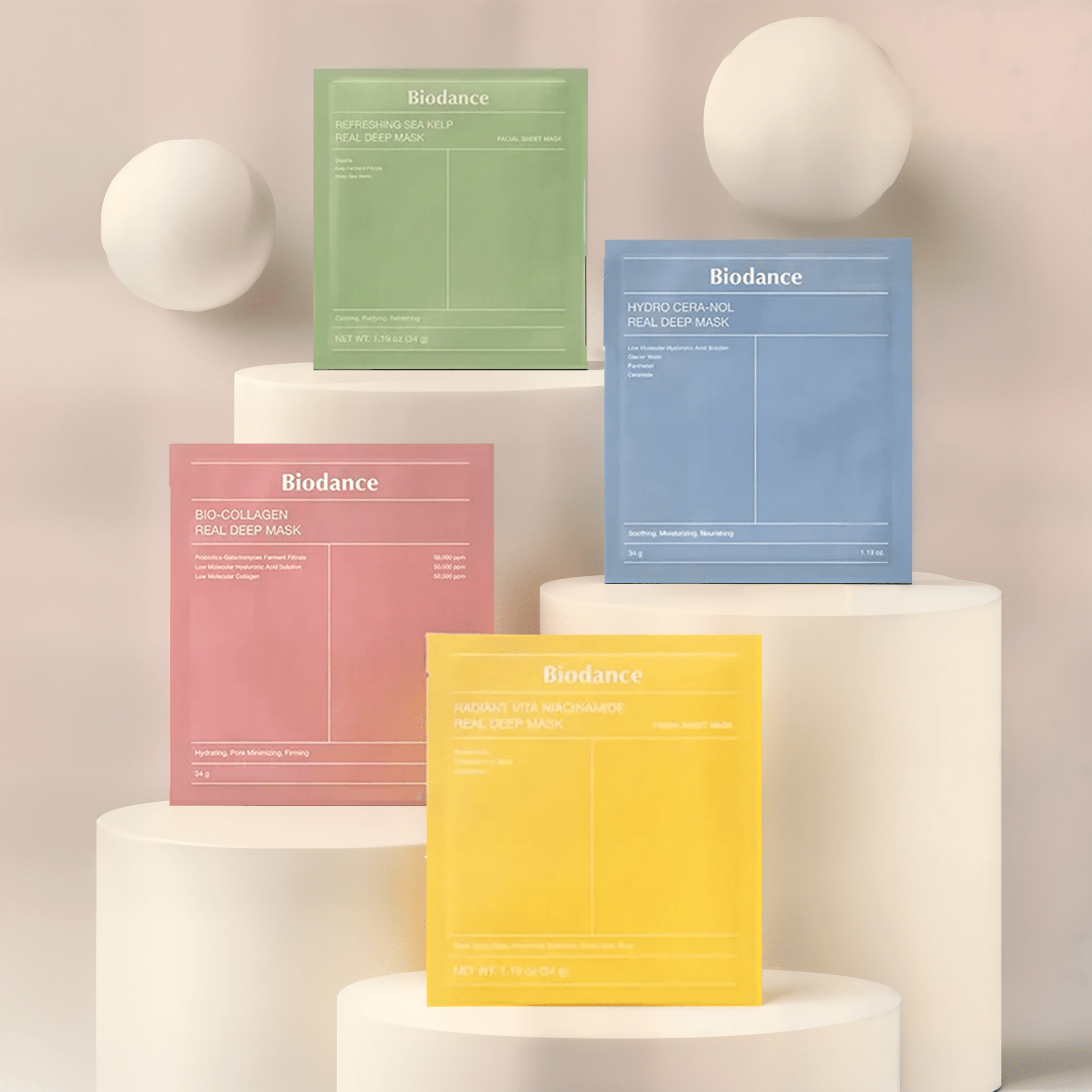 Kosmic - Kbeauty Skincare - [Biodance] Bio Collagen Real Deep Overnight Mask 1EA 4 types - Dear John
