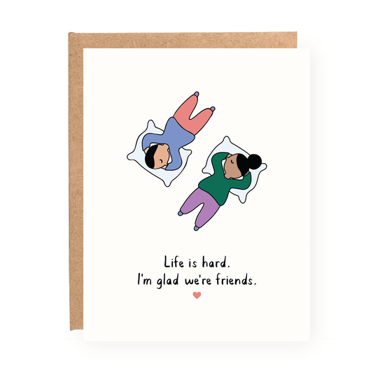 Kwohtations - I'm Glad We're Friends Card - Dear John