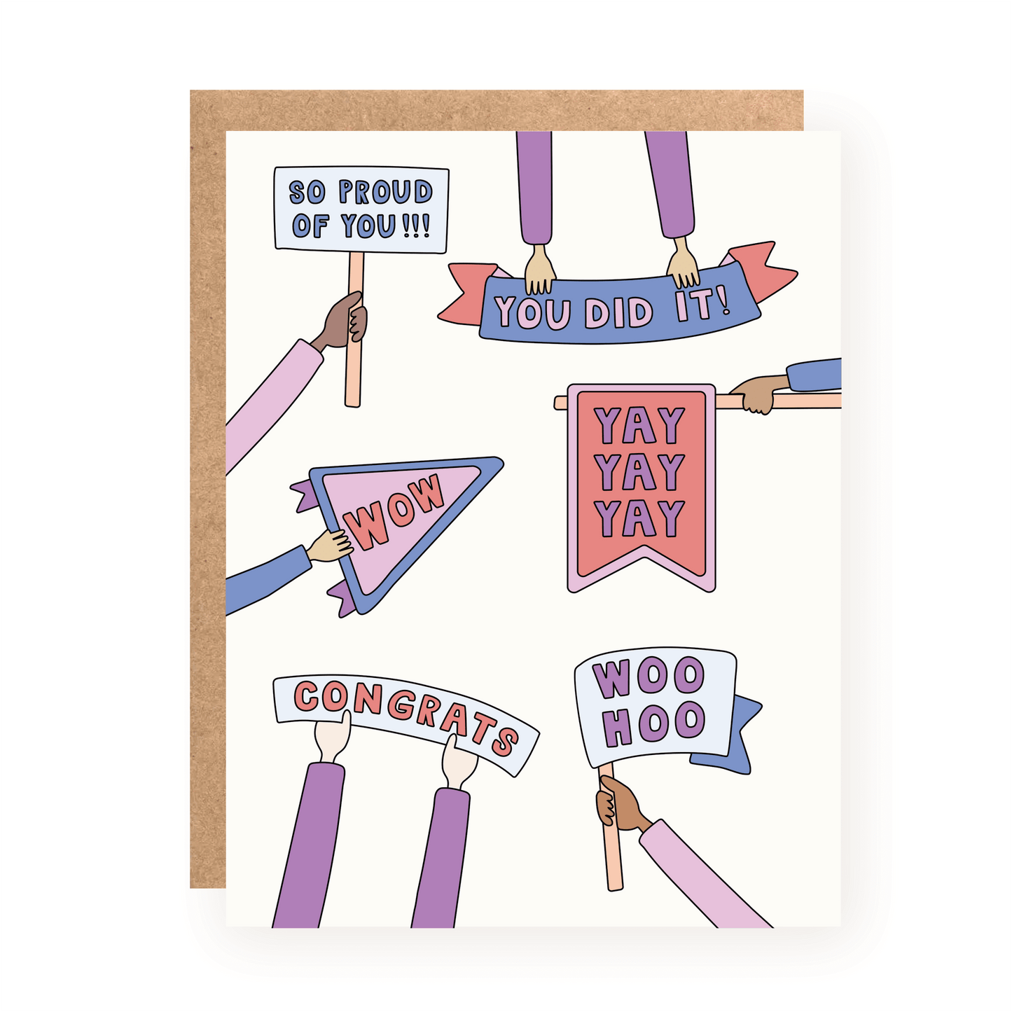 Kwohtations - Yay You Did It Congratulations Card - Dear John