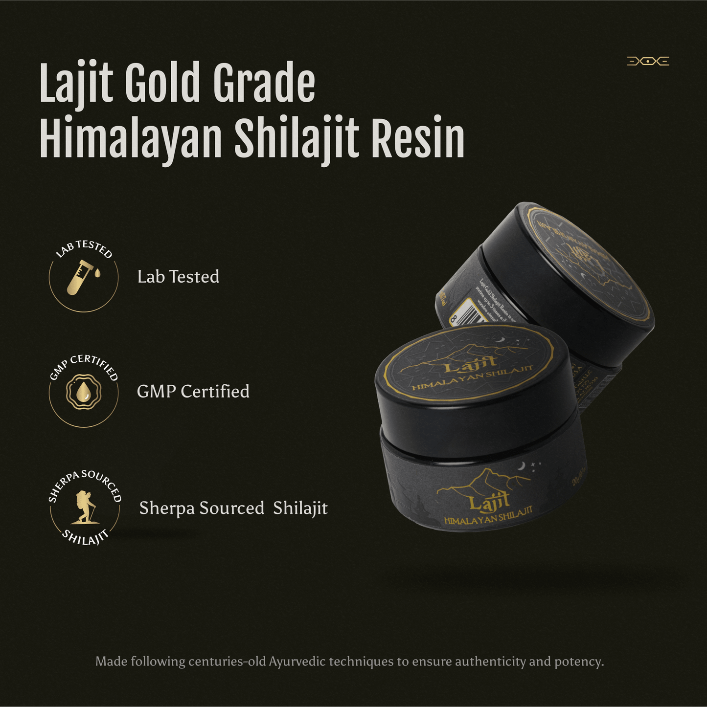 Lajit Gold - Lajit Himalayan Shilajit Resin - Dear John