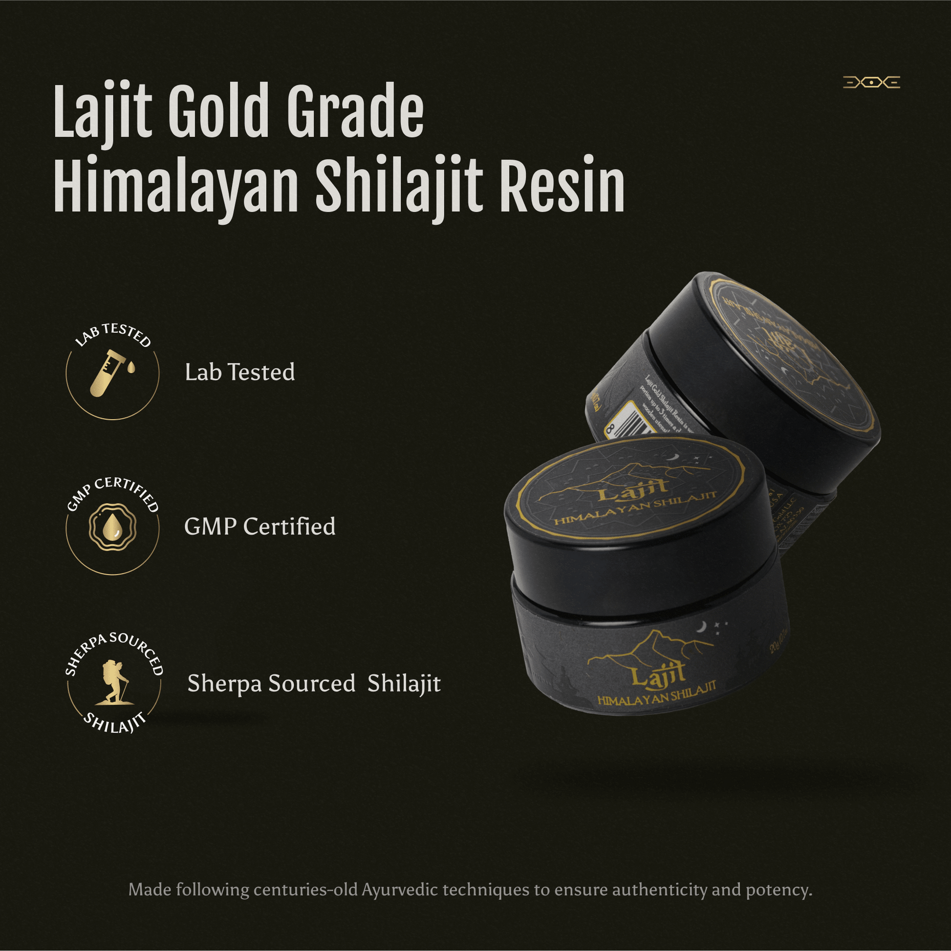 Lajit Gold - Lajit Himalayan Shilajit Resin - Dear John