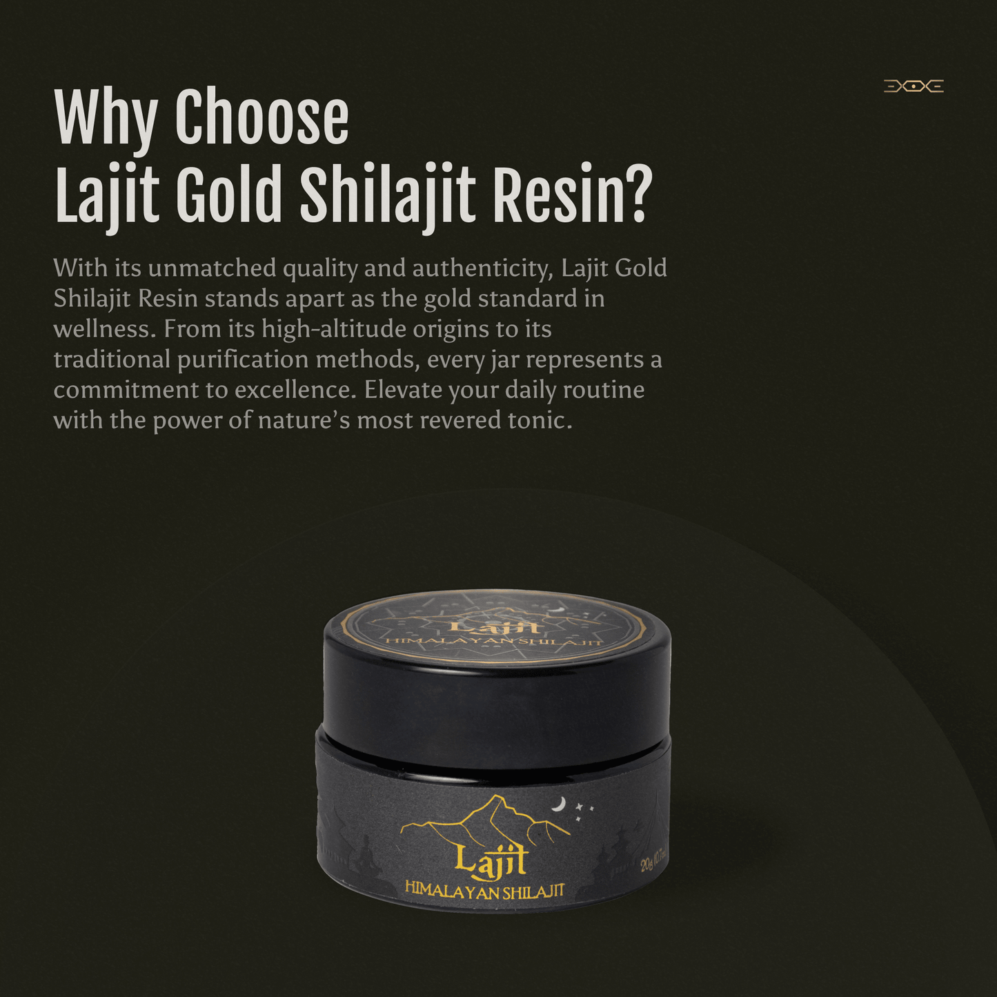 Lajit Gold - Lajit Himalayan Shilajit Resin - Dear John