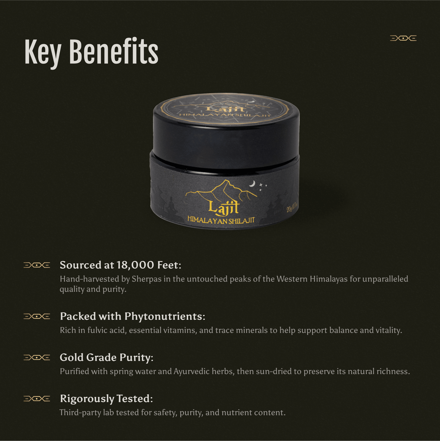 Lajit Gold - Lajit Himalayan Shilajit Resin - Dear John