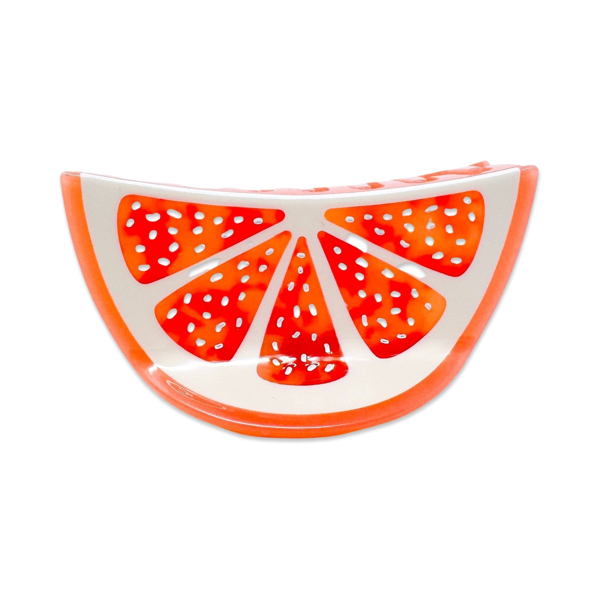 Large Grapefruit Slice Hair Claw Clip - Dear John