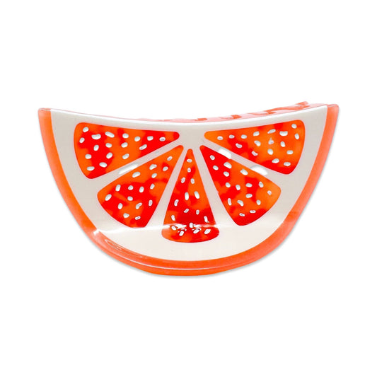 Large Grapefruit Slice Hair Claw Clip - Dear John