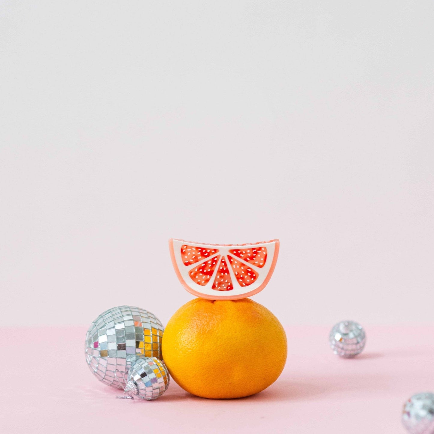 Large Grapefruit Slice Hair Claw Clip - Dear John