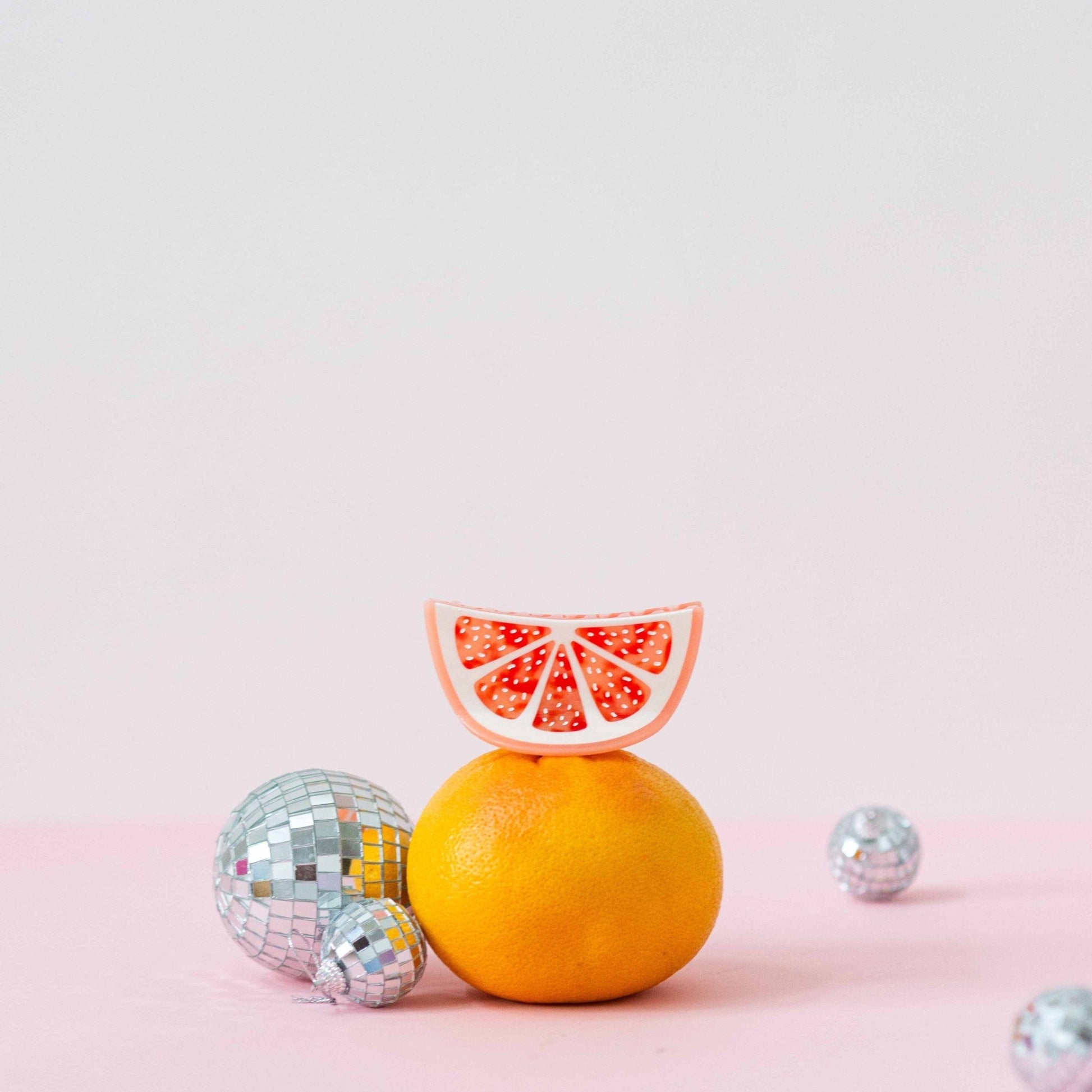 Large Grapefruit Slice Hair Claw Clip - Dear John