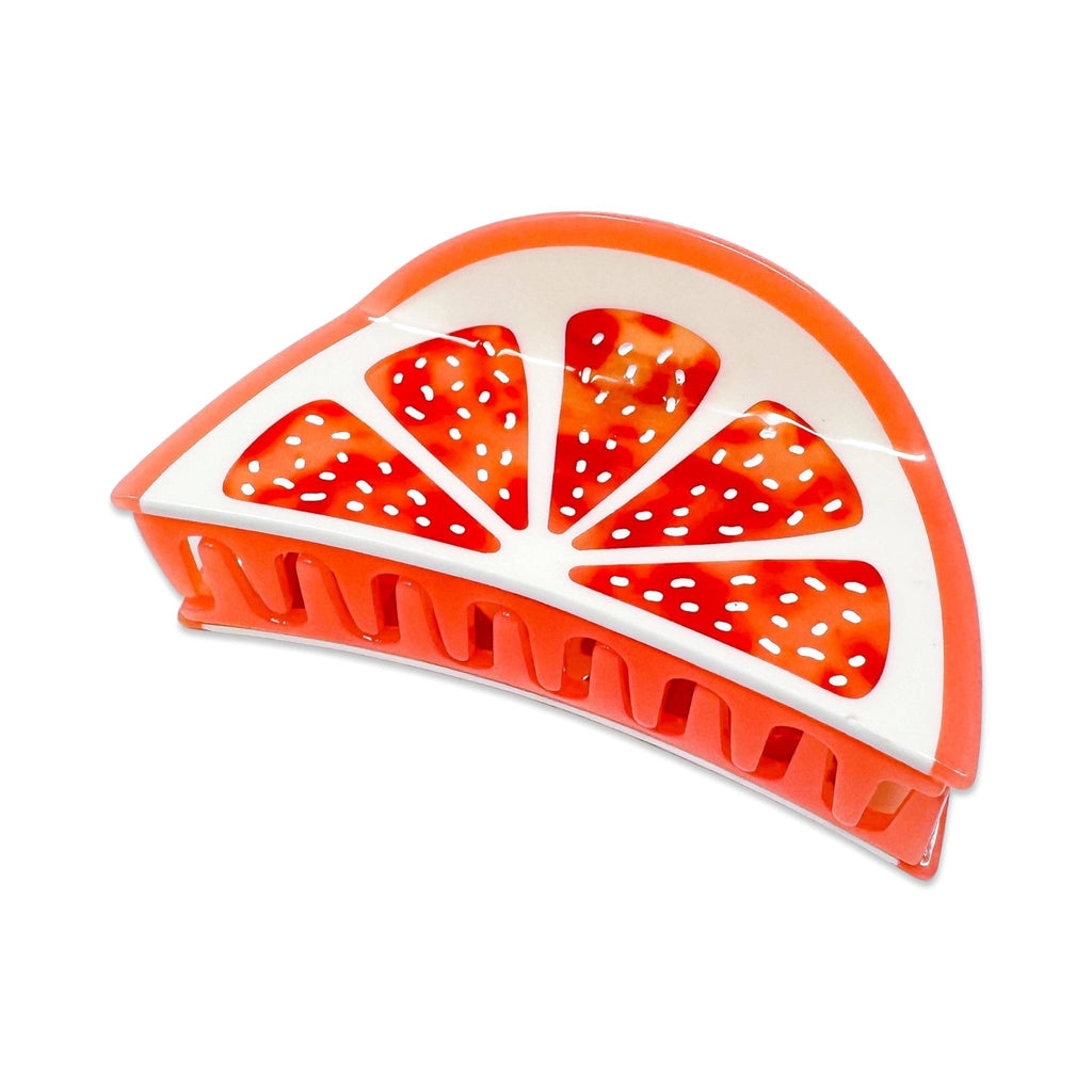 Large Grapefruit Slice Hair Claw Clip - Dear John