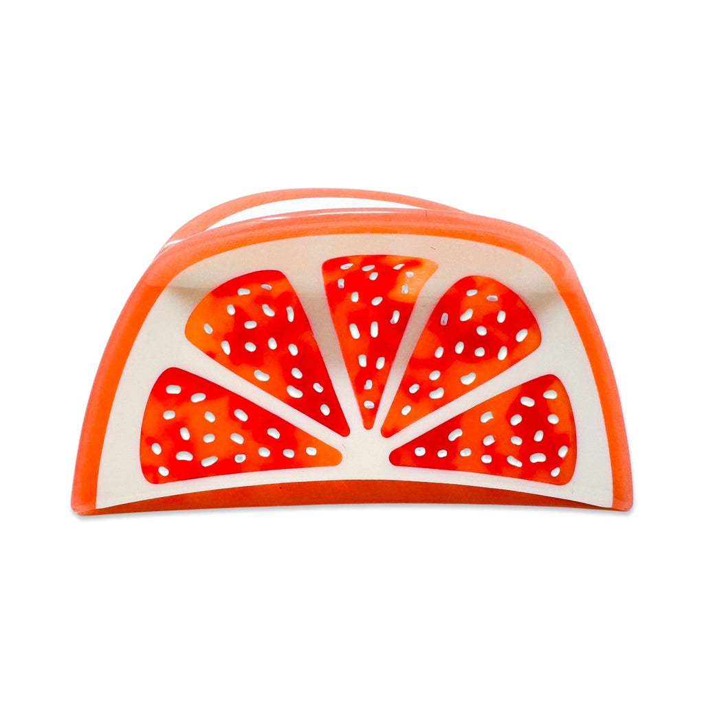 Large Grapefruit Slice Hair Claw Clip - Dear John