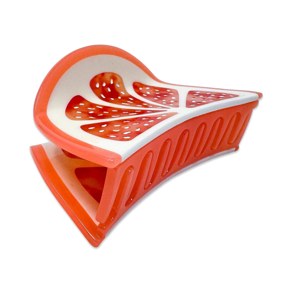 Large Grapefruit Slice Hair Claw Clip - Dear John