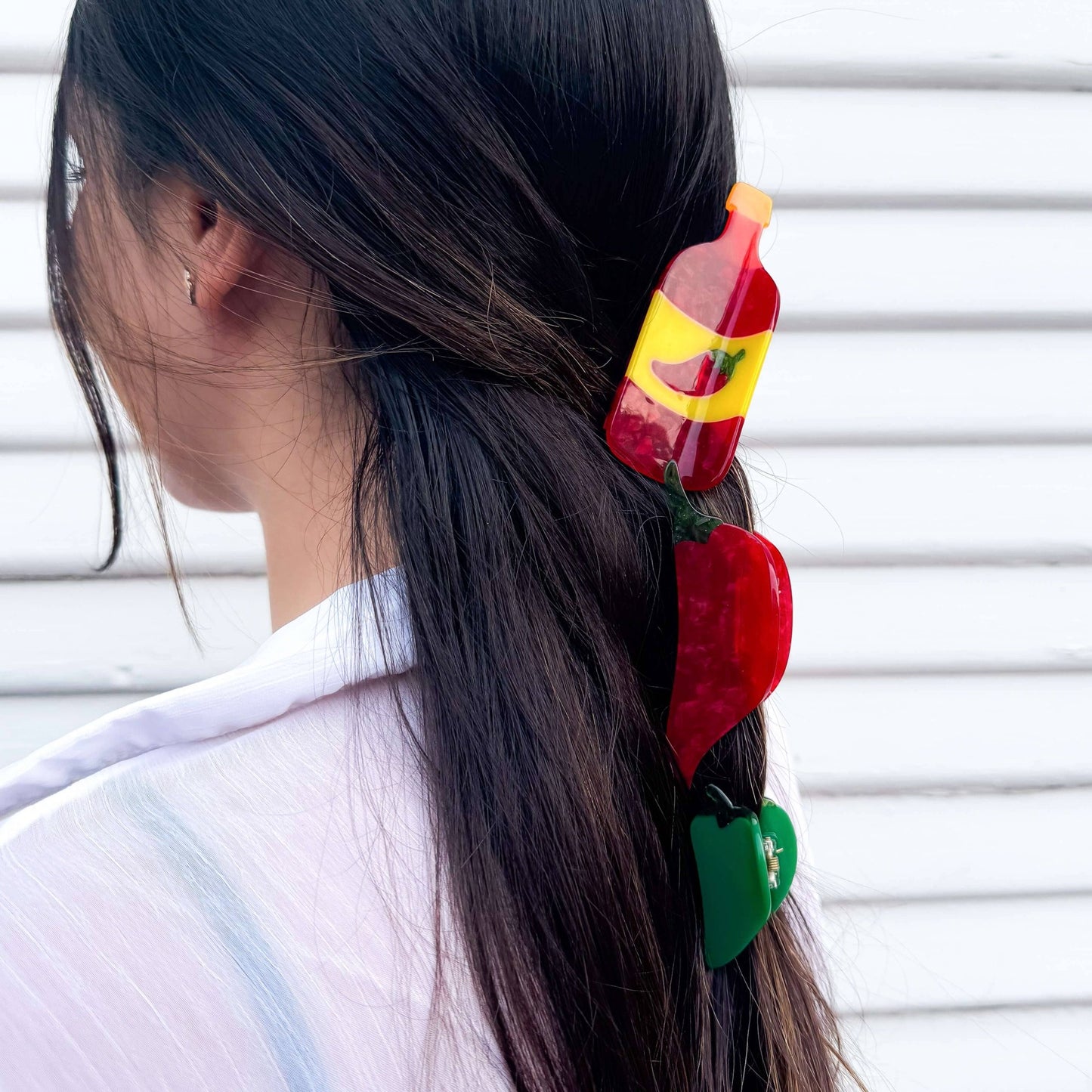 Large Hot Sauce Hair Claw Clip - Dear John