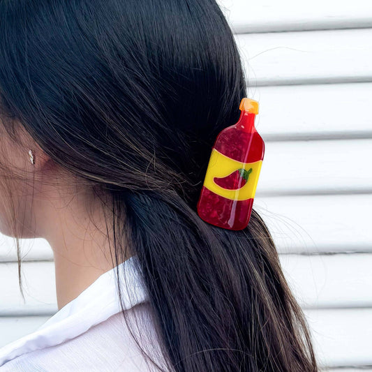 Large Hot Sauce Hair Claw Clip - Dear John