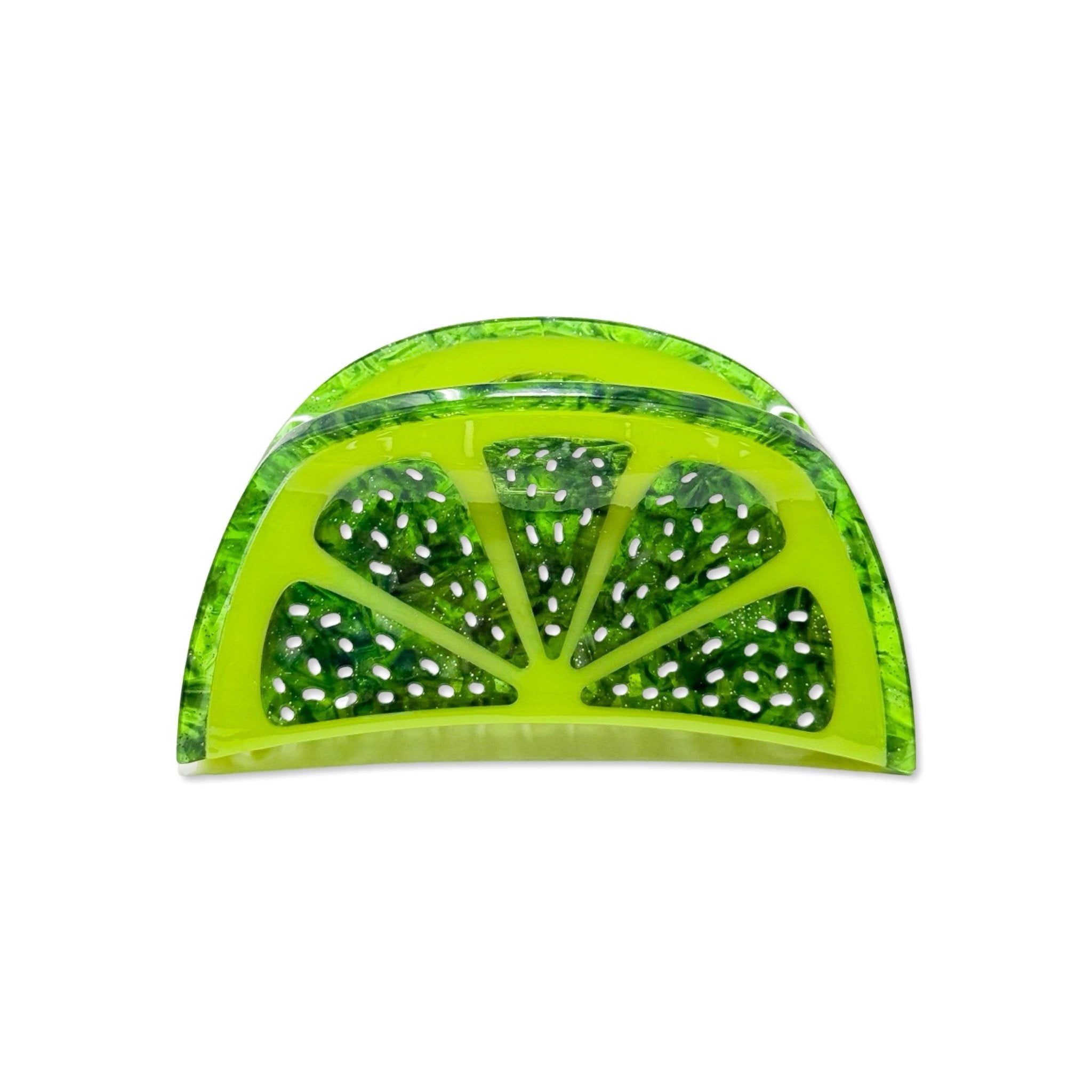 Large Lime Slice Hair Claw - Dear John