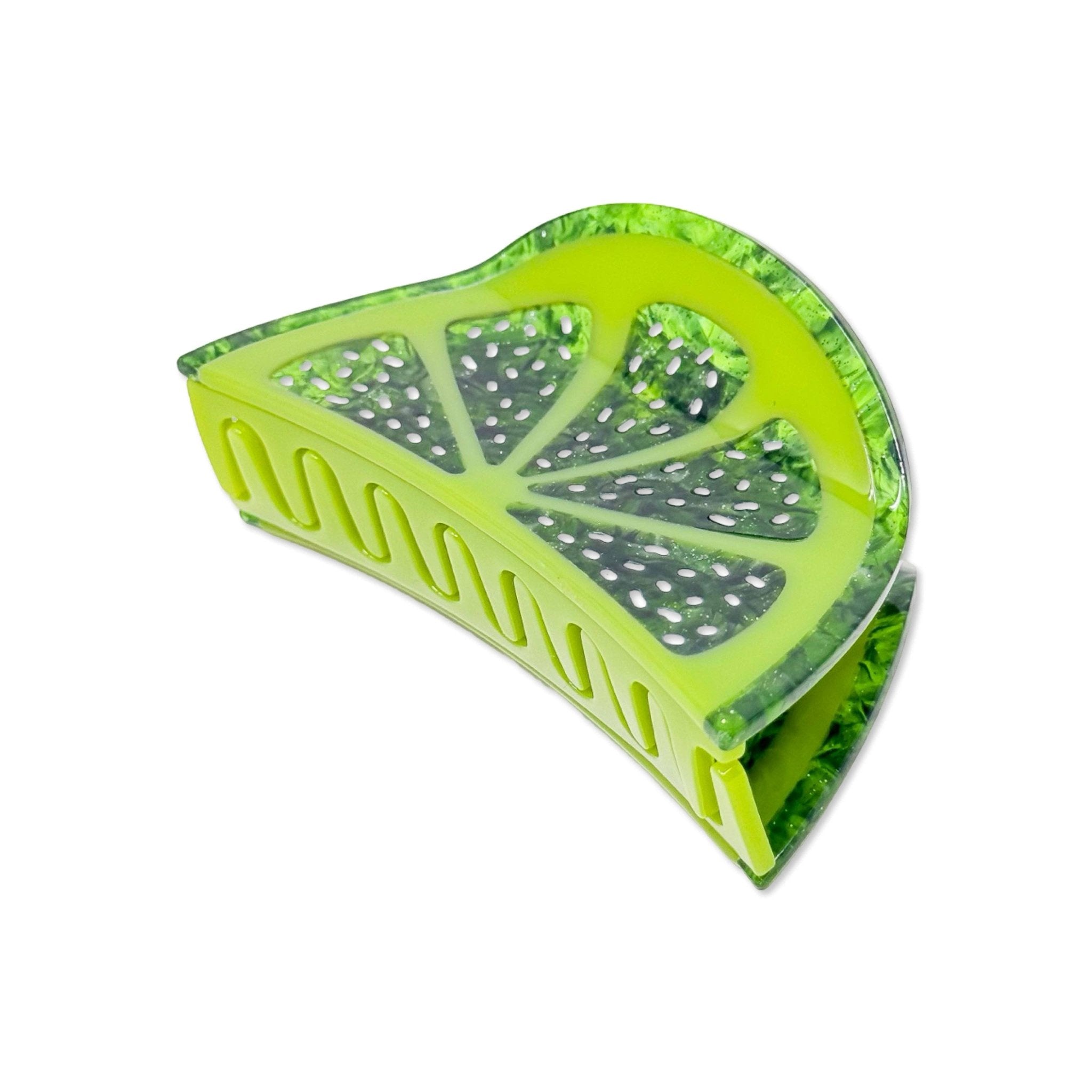 Large Lime Slice Hair Claw - Dear John