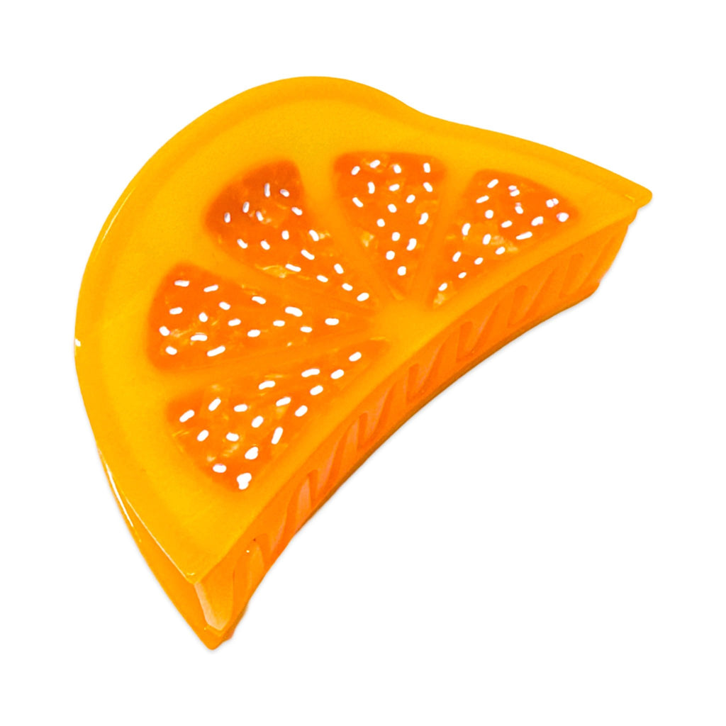 Large Orange Slice Hair Claw Clip - Dear John