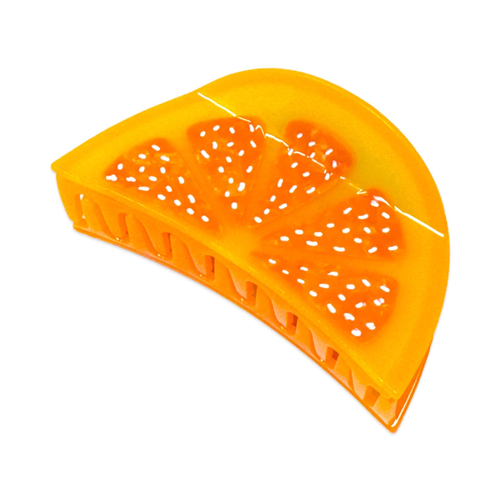 Large Orange Slice Hair Claw Clip - Dear John
