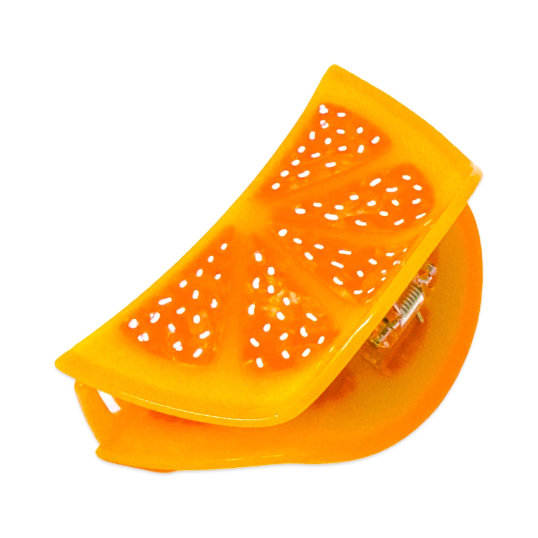 Large Orange Slice Hair Claw Clip - Dear John