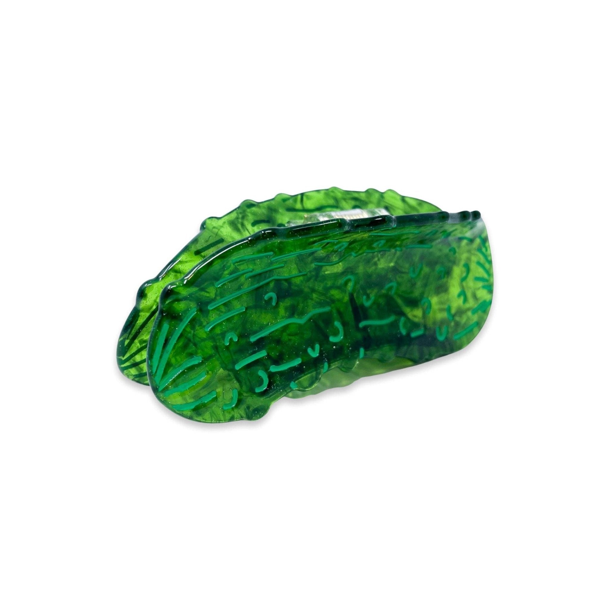 Large Pickle Hair Claw Clip - Dear John