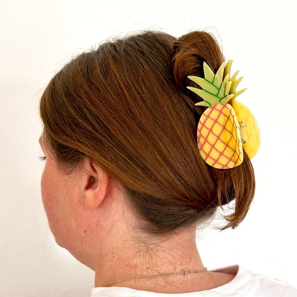 Large Pineapple Hair Claw Clip - Dear John