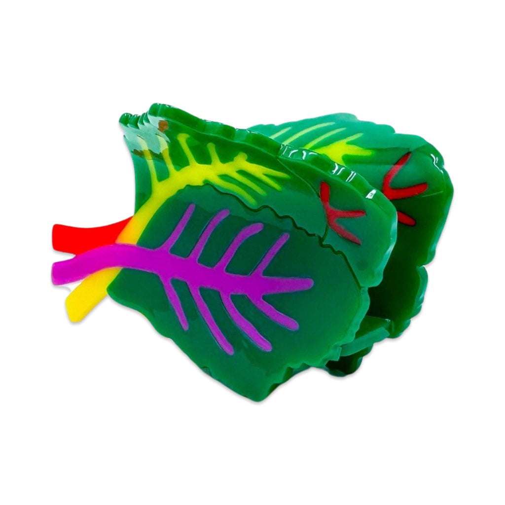 Large Rainbow Chard Hair Claw Clip - Dear John
