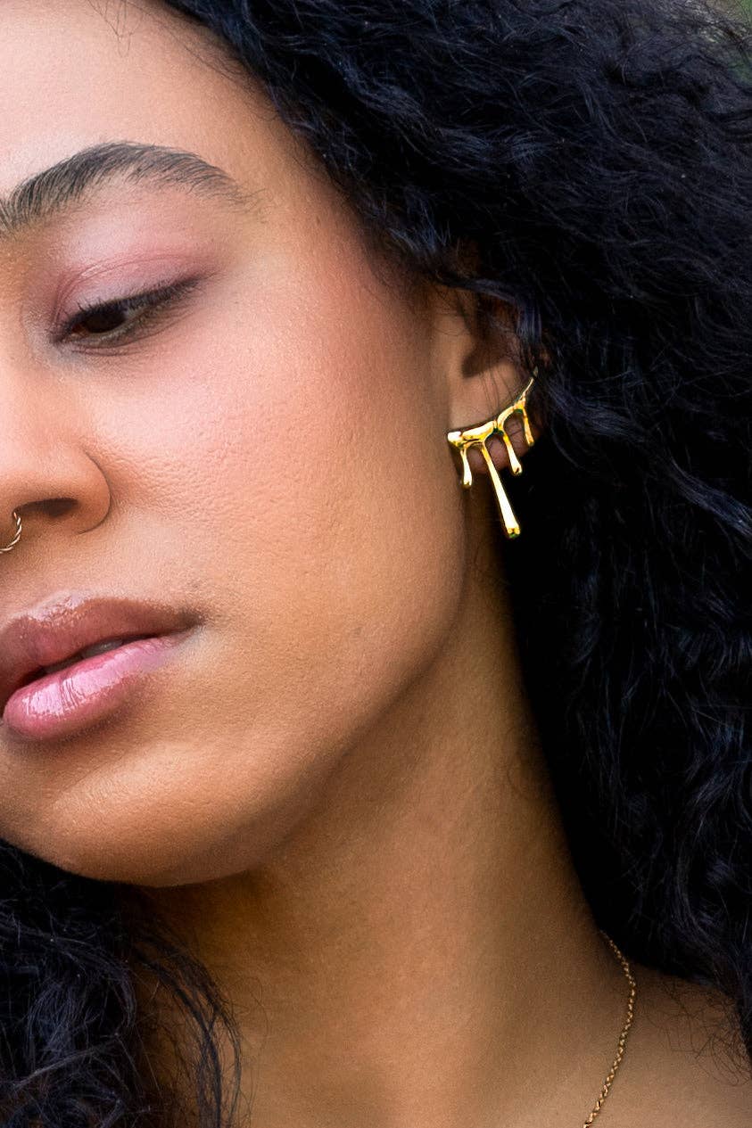 Lava Studs 18K Gold Plated - Dear John