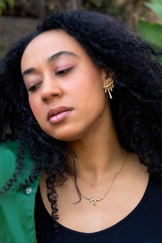 Lava Studs 18K Gold Plated - Dear John