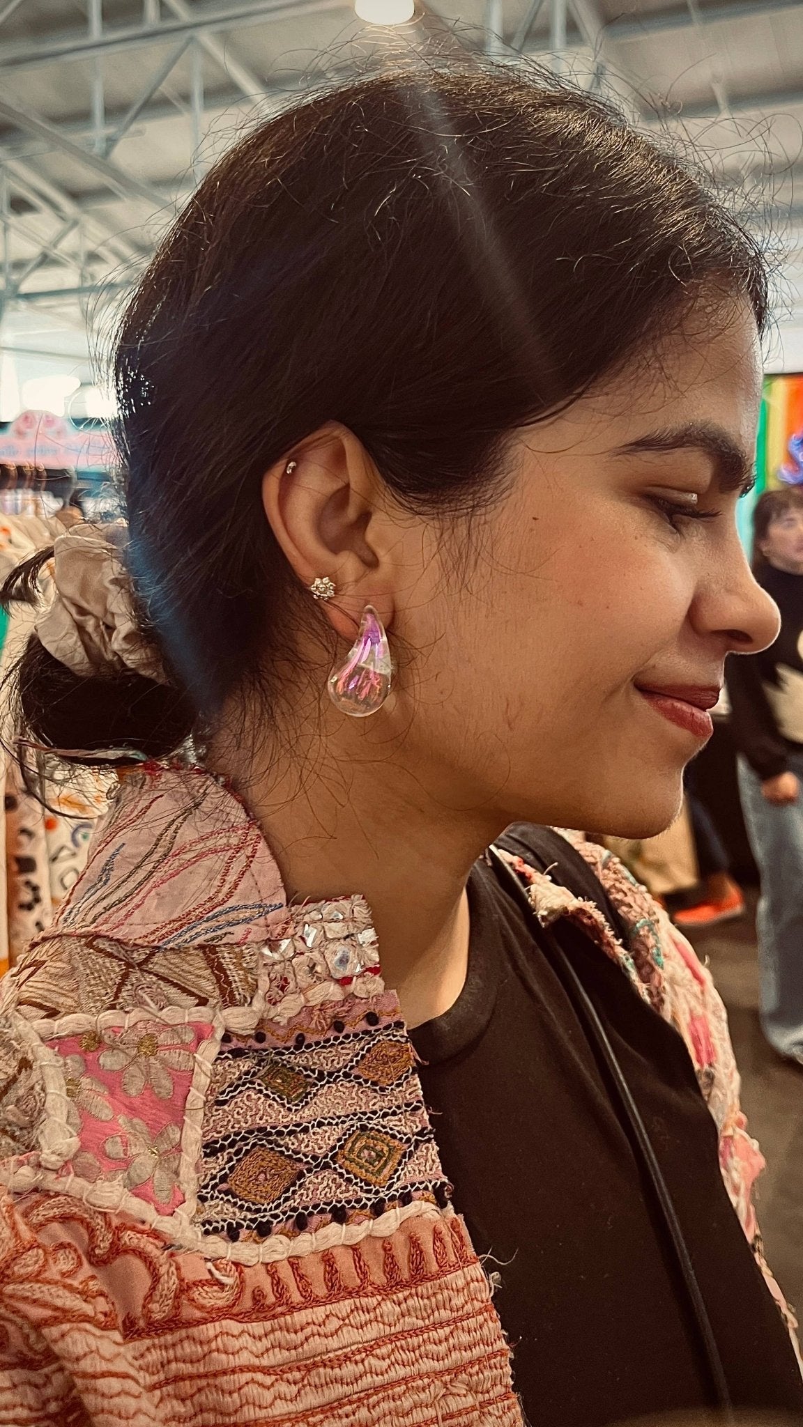 LENZY TEAR DROP EARRINGS - Dear John