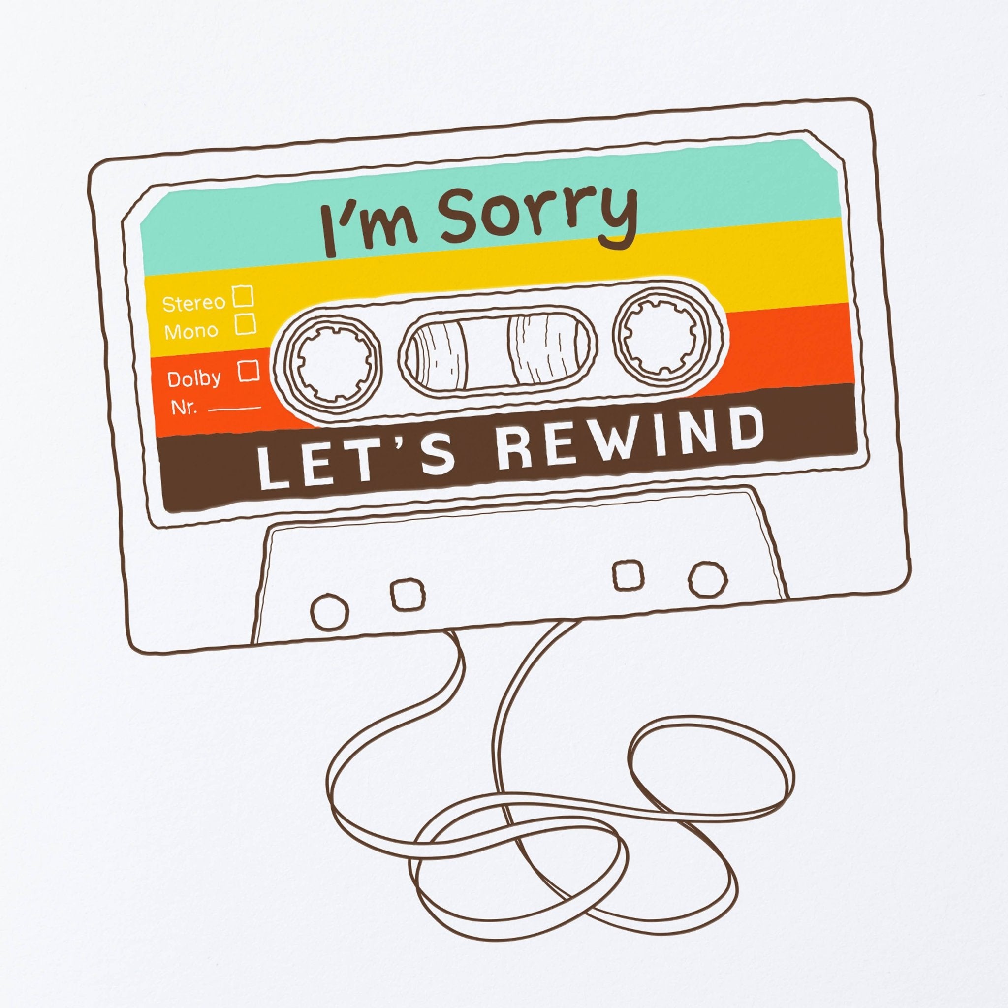 Let's Rewind Greeting Card - Dear John
