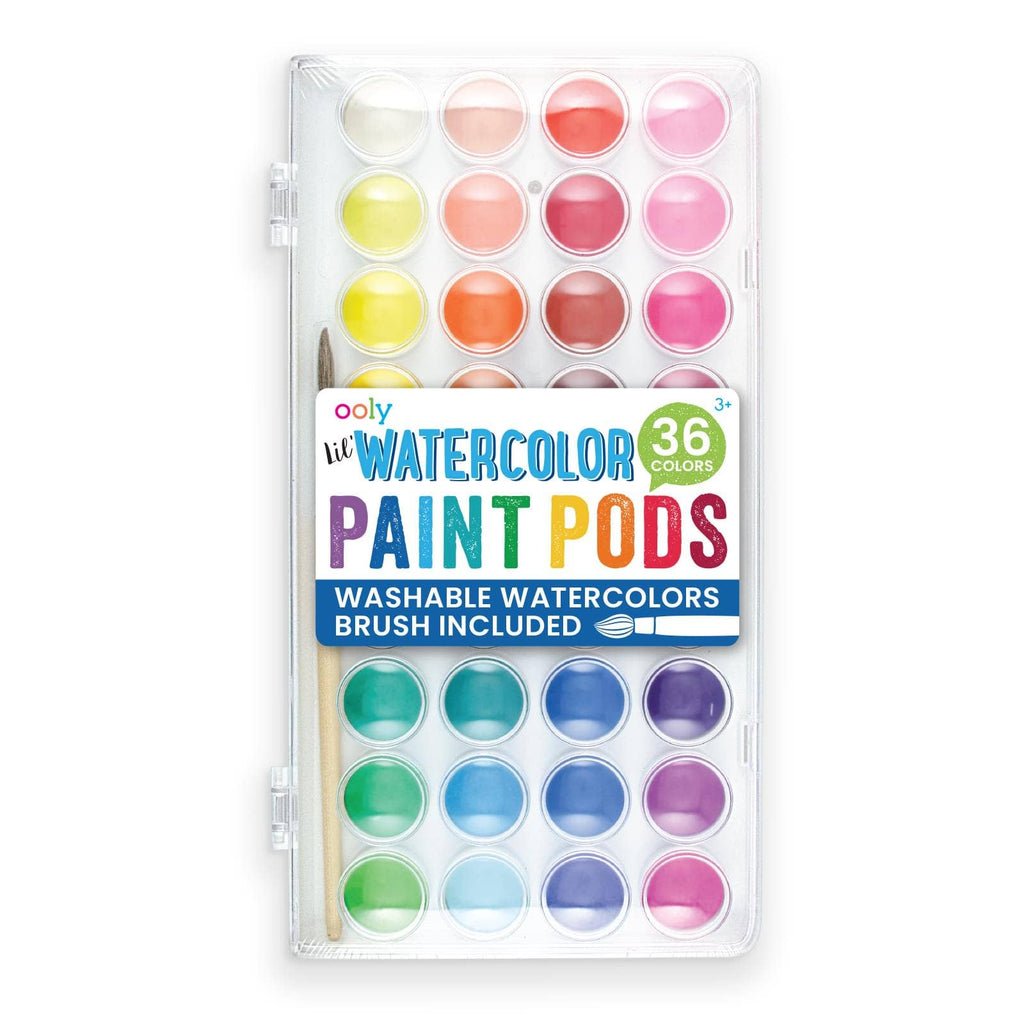 Lil' Watercolor Paint Pods (37 PC Set) - Dear John