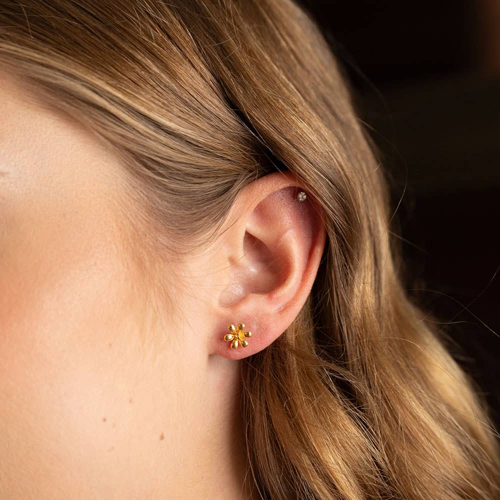 Lily Flower Stud Earring - Dear John