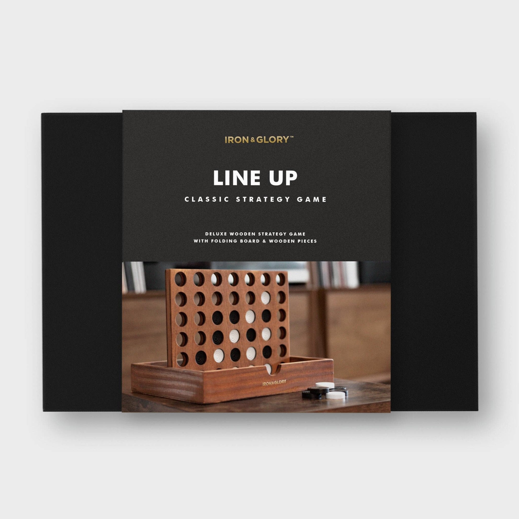 Line Up - Deluxe Connect Four Wooden Game - Dear John