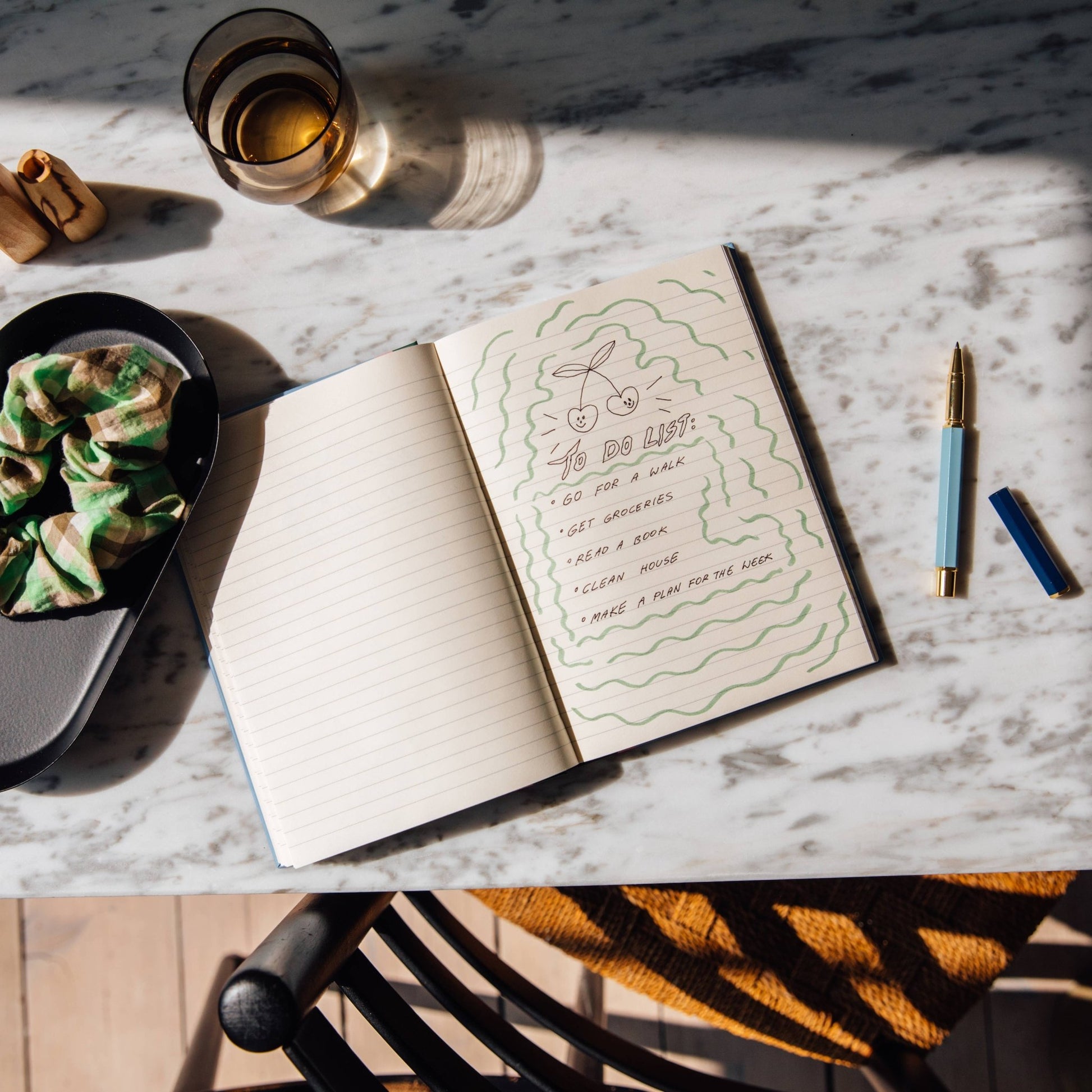 Lined Notebook, A5 Hardcover - Joy - Dear John